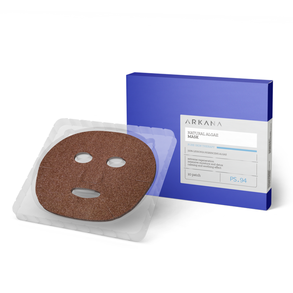 Маска для лица из натуральных водорослей ARKANA Natural Algae Mask