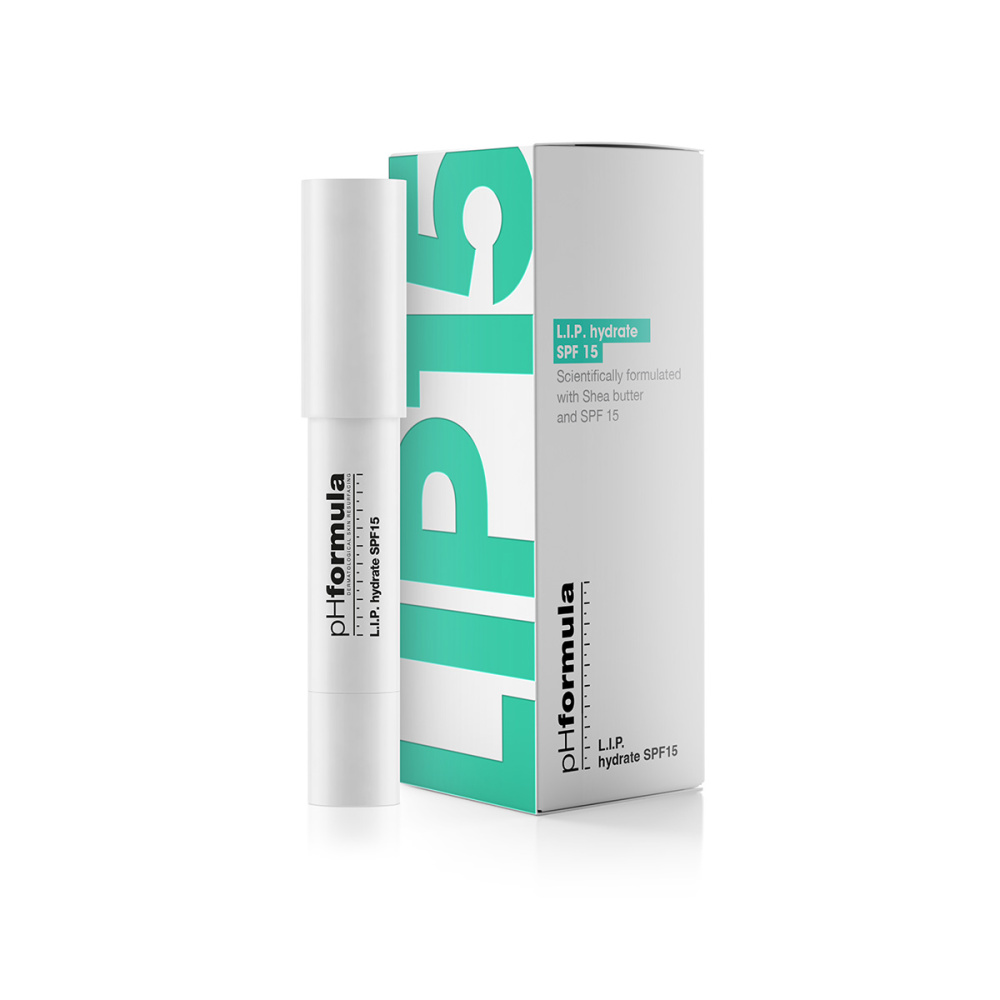Увлажняющий бальзам для губ с SPF защитой 15+ pHformula L.I.P. hydrate SPF15