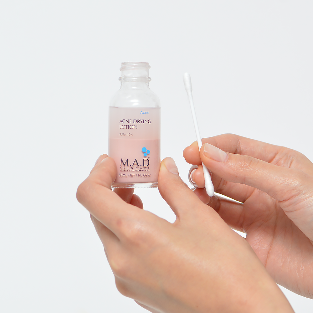 Лосьон подсушивающий с 10% серой M.A.D Acne Drying Lotion w Sulfur 10% 30 мл