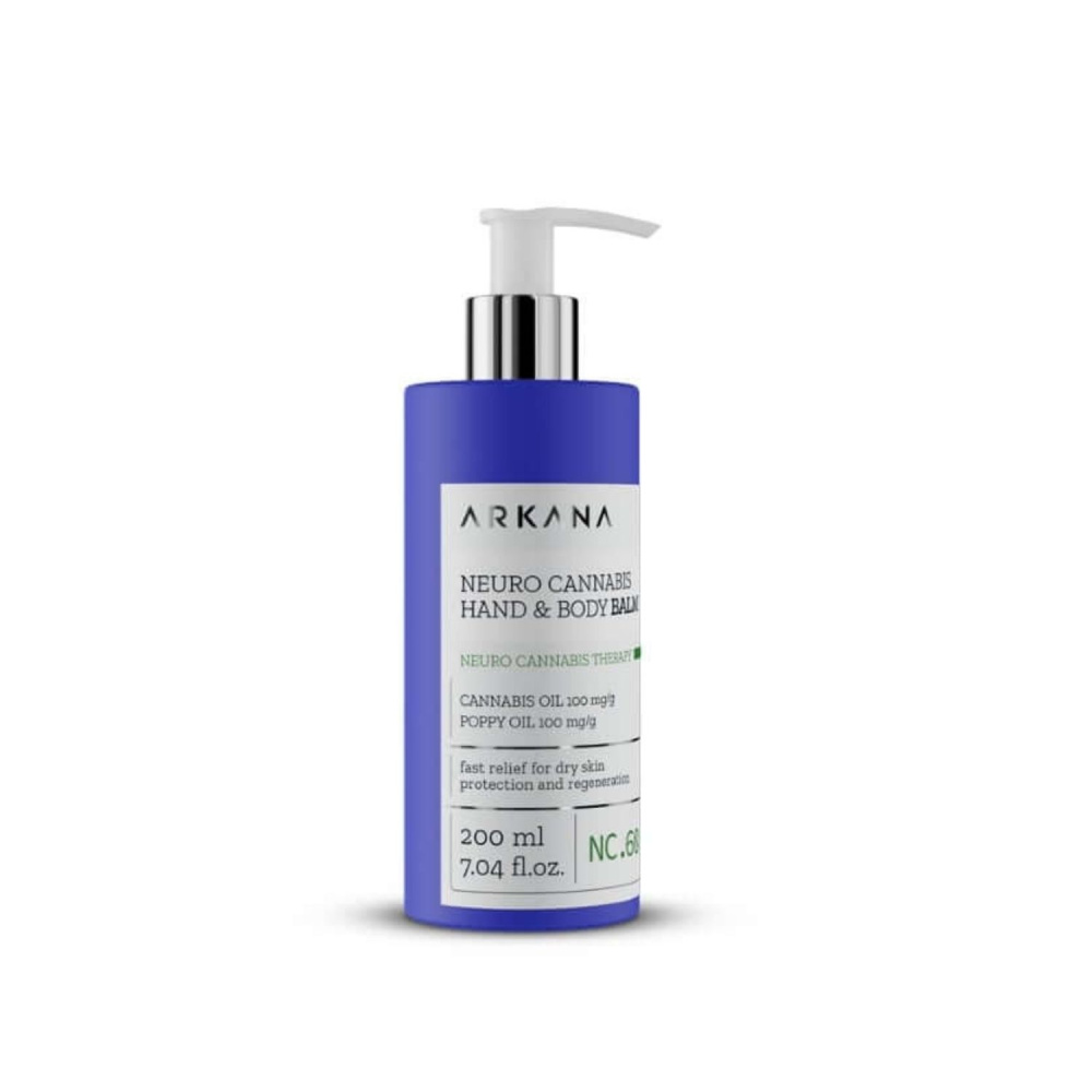 Нейробальзам со стволовыми клетками конопли для рук и для тела Neuro Cannabis Hand & Body Balm