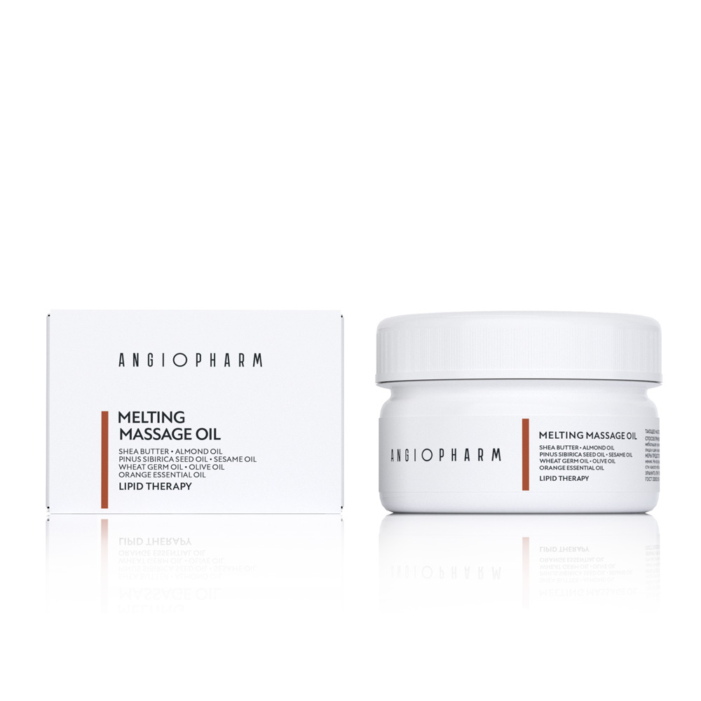 Масло тающее для массажа лица ANGIOPHARM MELTING MASSAGE OIL