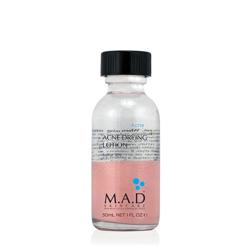 Лосьон подсушивающий с 10% серой M.A.D Acne Drying Lotion w Sulfur 10% 30 мл