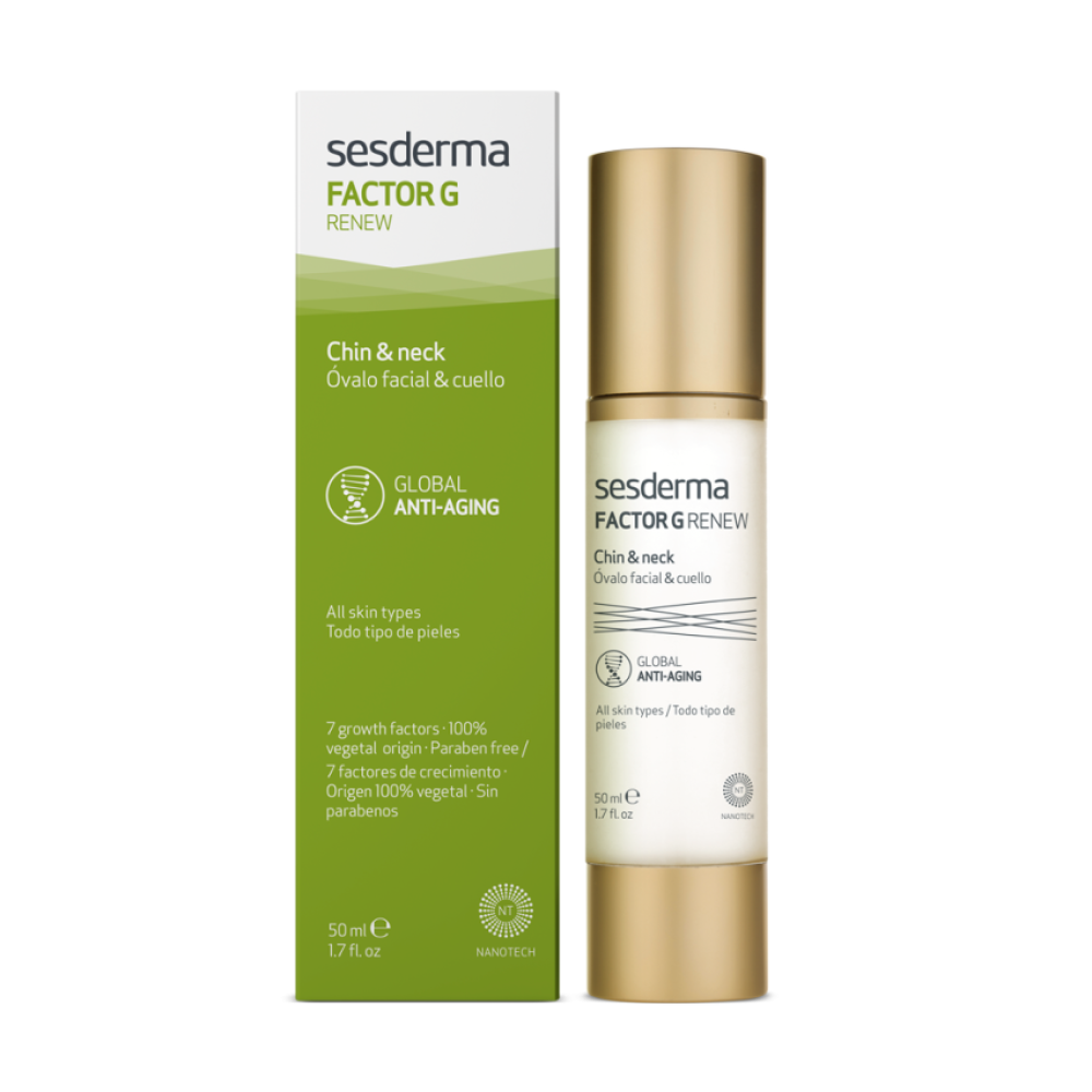 Средство омолаживающее для овала лица и шеи Sesderma FACTOR G RENEW Oval face & neck