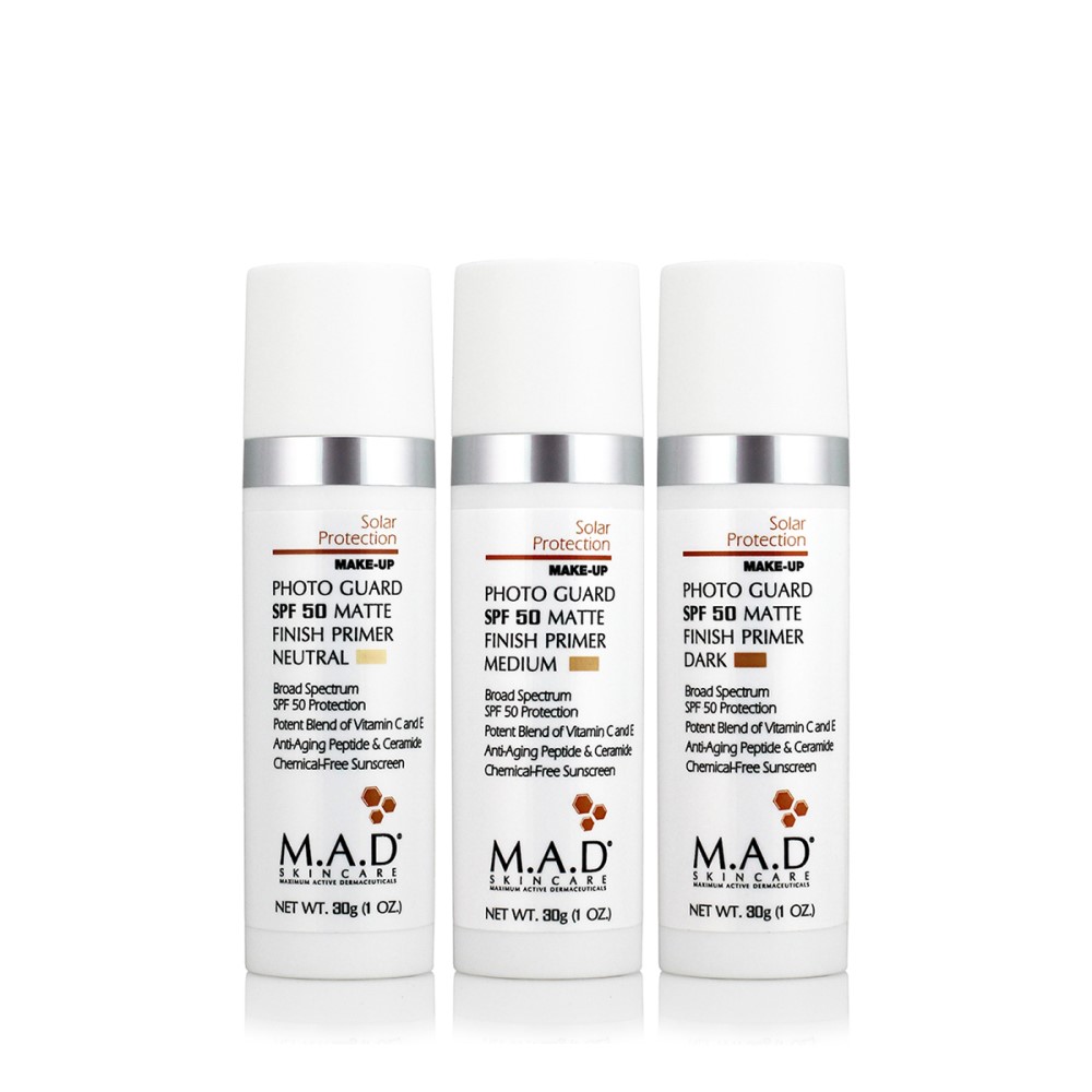 Крем-праймер матирующий с SPF 50 Dark M.A.D Photo Guard SPF 50 Matte Finish Primer-Dark