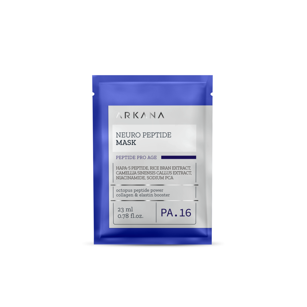 Омолаживающая нейромаска для лица с пептидом ARKANA Neuro Peptide Mask