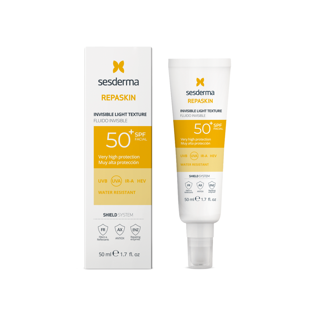 Средство СЗФ50 сверхлегкое для лица Sesderma REPASKIN INVISIBLE LIGHT TEXTURE Facial sunscreen SPF50