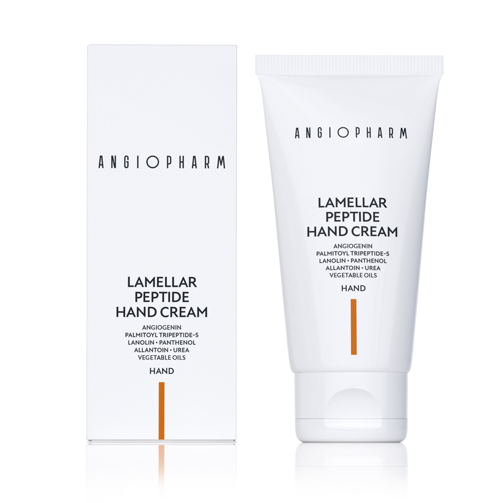 Крем ламеллярный для рук с пептидами ANGIOPHARM Lamellar Peptide Hand Cream 50 мл