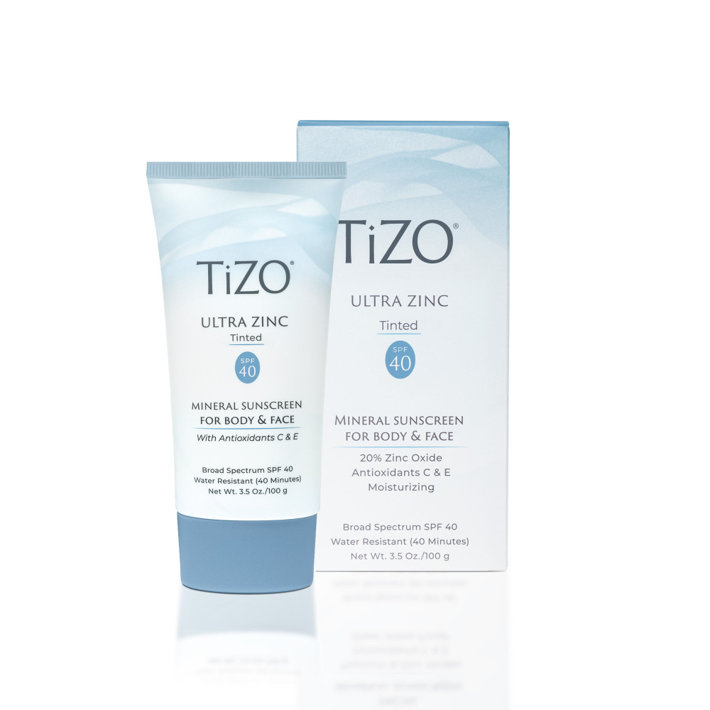 Крем солнцезащитный для лица и тела с оттенком TiZO Ultra Zinc SPF 40 Tinted 100 гр