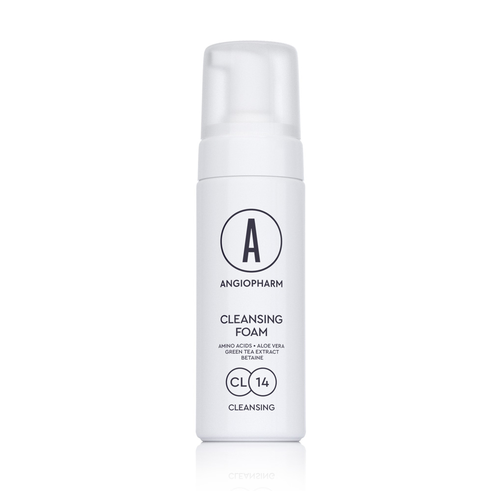 Пенка очищающая с аминокислотами ANGIOPHARM Cleansing Foam