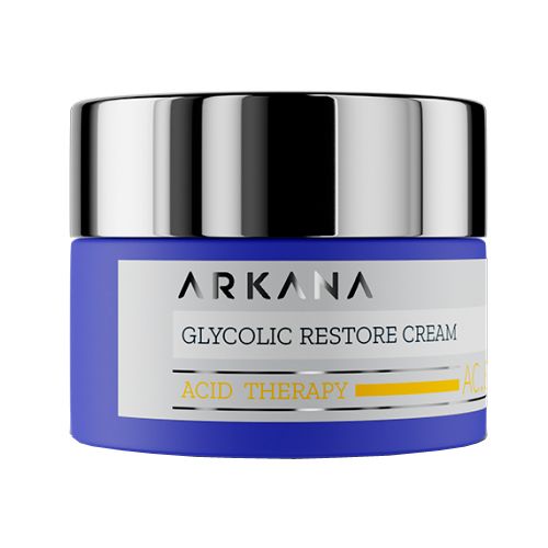 Крем восстанавливающий с гликолевой и фитиновой кис. ARKANA Glycolic Restore Cream (истекающий срок)