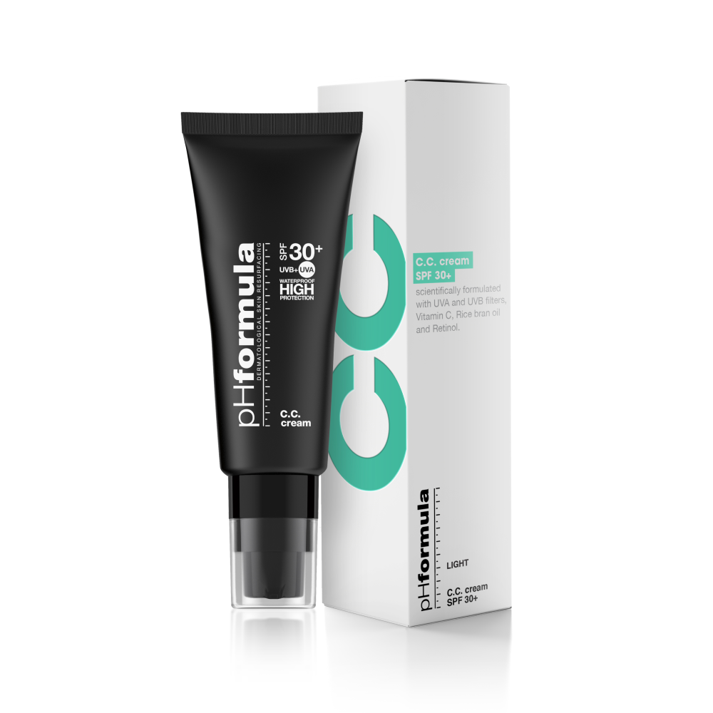 Крем корректирующий SPF30+ светлый тон pHformula C.C. cream SPF30+ Light