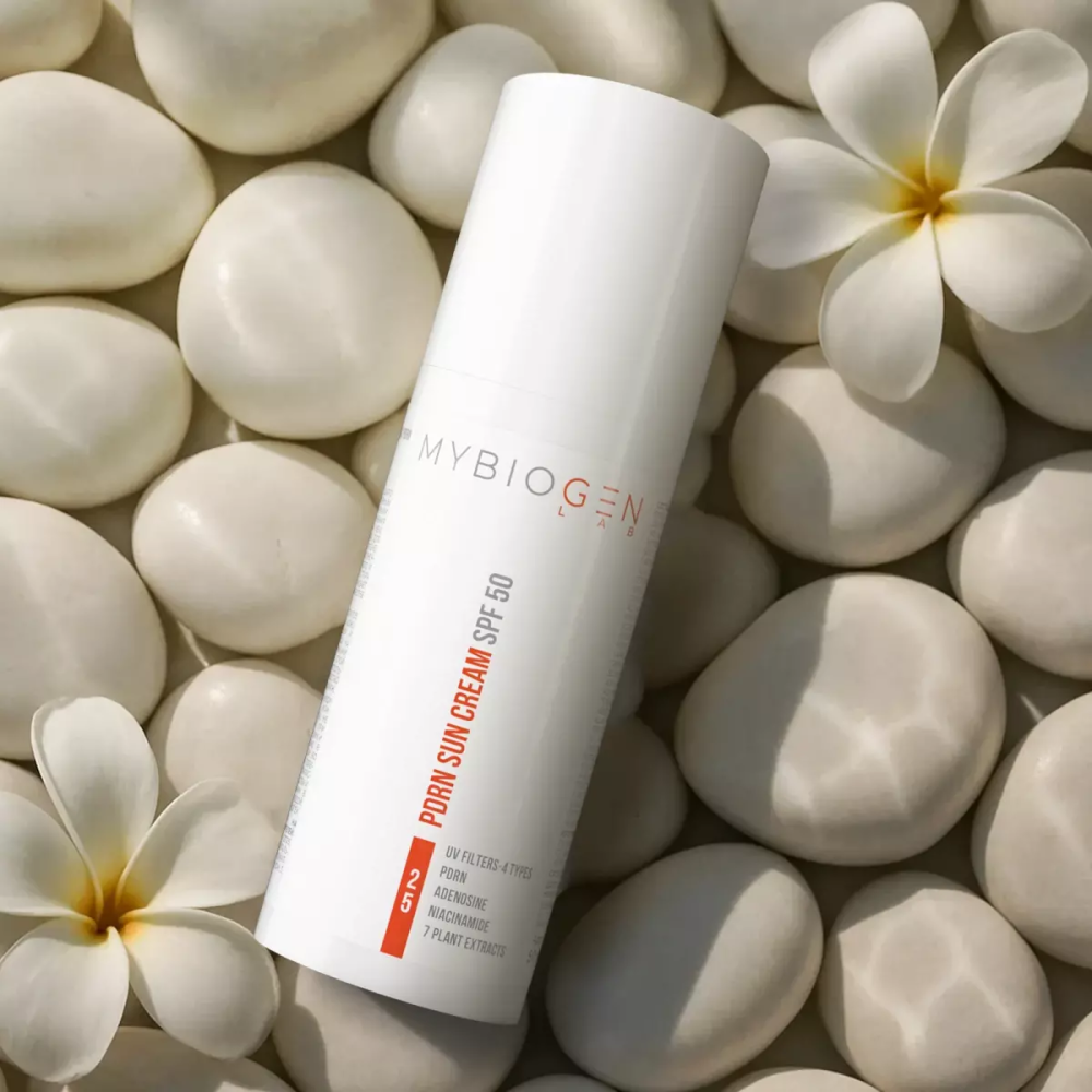 Антивозрастной солнцезащитный крем MYBIOGEN PDRN Sun Cream SPF 50