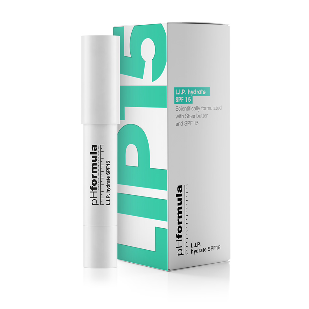 Увлажняющий бальзам для губ с SPF защитой 15+ pHformula L.I.P. hydrate SPF15